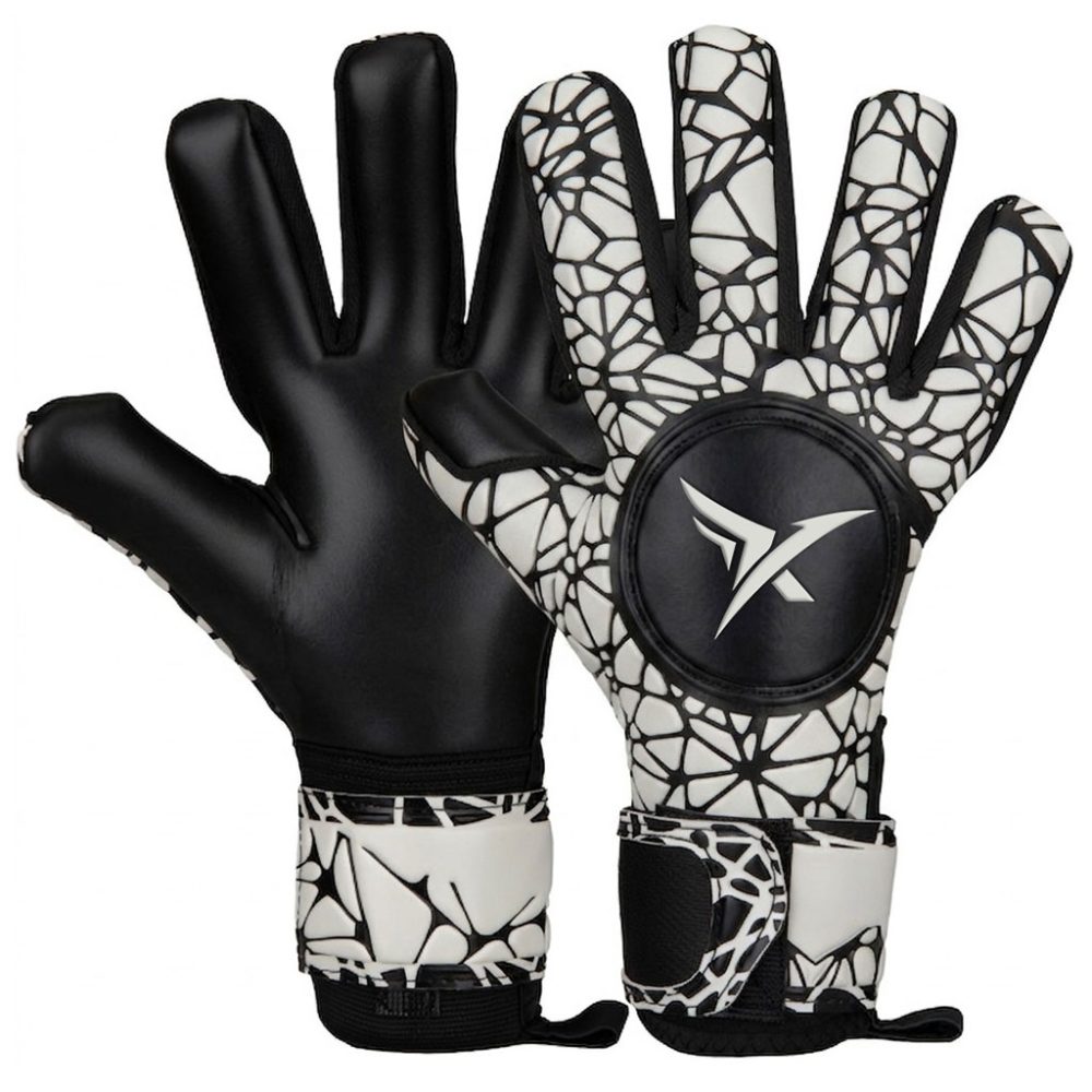 Black White Web-Matrix Goalkeeper Gloves