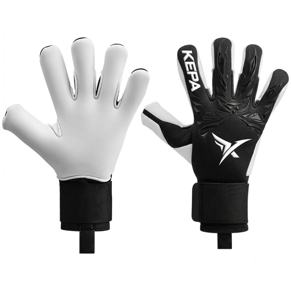 Black White Shadow-Flex Goalkeeper Gloves