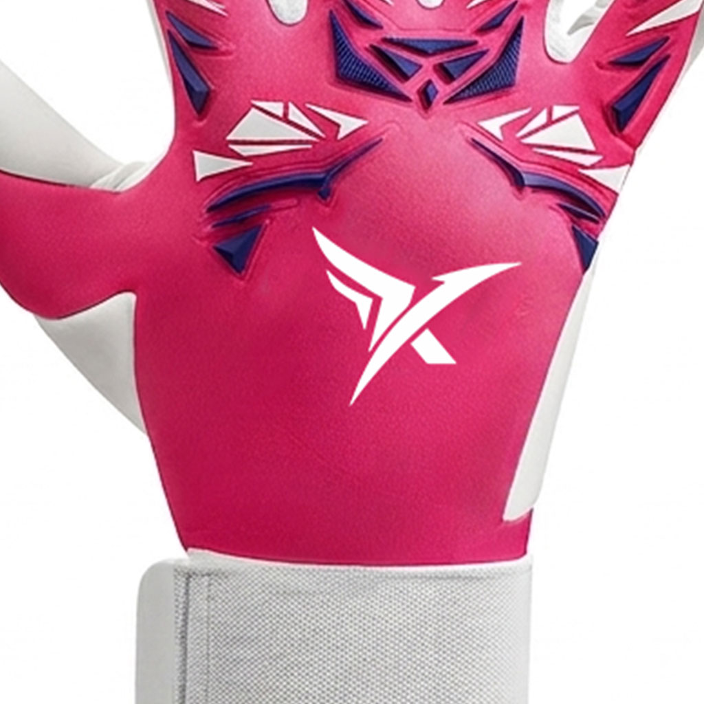 Pink Navy Aero-Edge Goalkeeper Gloves - Image 2