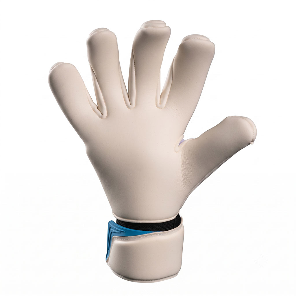 Ivory Blue Rib-Flex Goalkeeper Gloves - Image 2