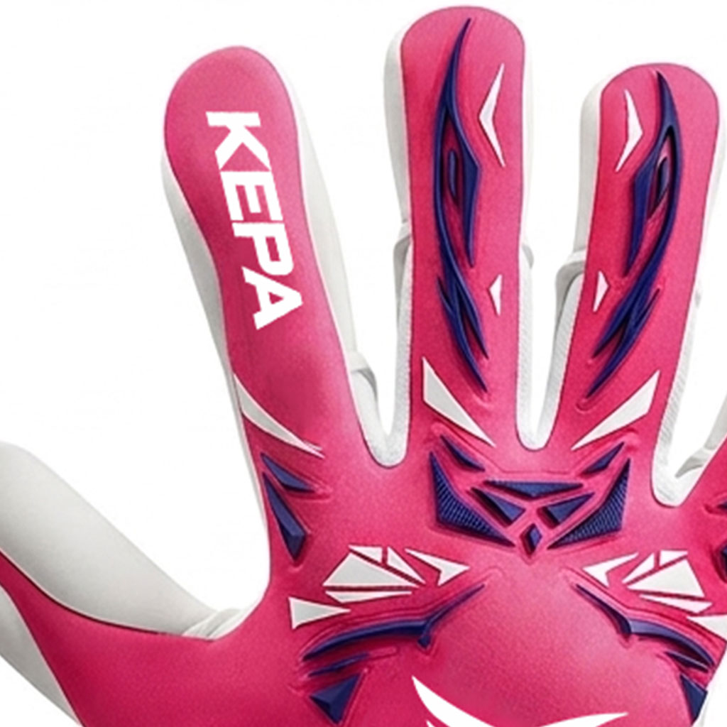 Pink Navy Aero-Edge Goalkeeper Gloves - Image 3
