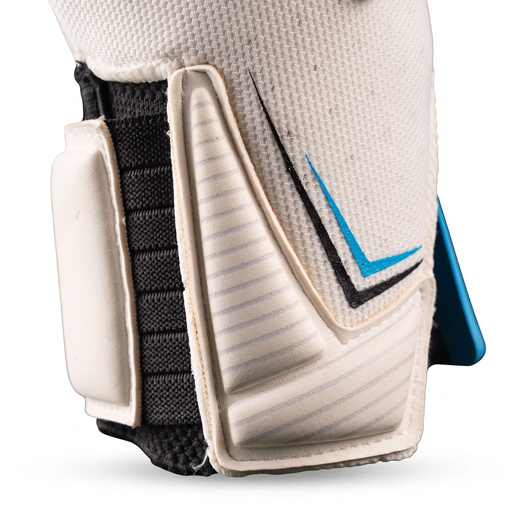 Ivory Blue Rib-Flex Goalkeeper Gloves - Image 3