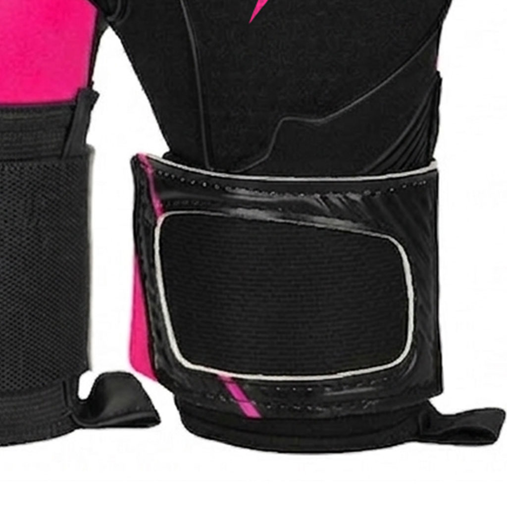 Black & Hot Pink Armor-Grip Goalkeeper Gloves - Image 3