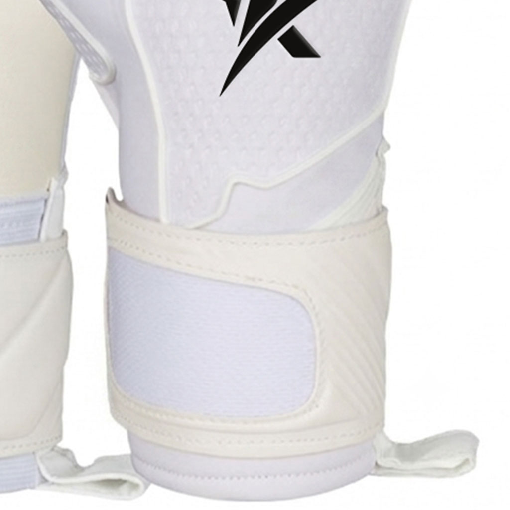 White Black Edge-Control Goalkeeper Gloves - Image 4