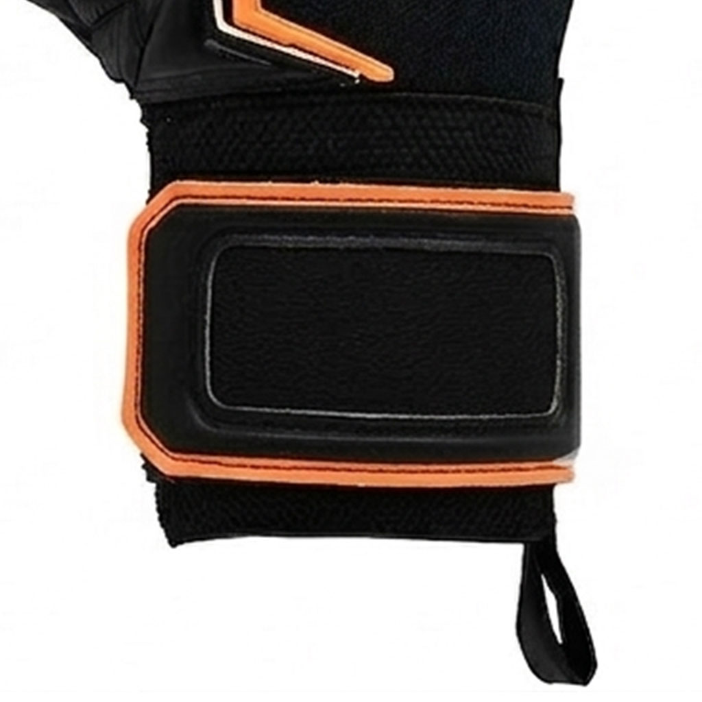 Orange Black Impact-Guard Goalkeeper Gloves - Image 4