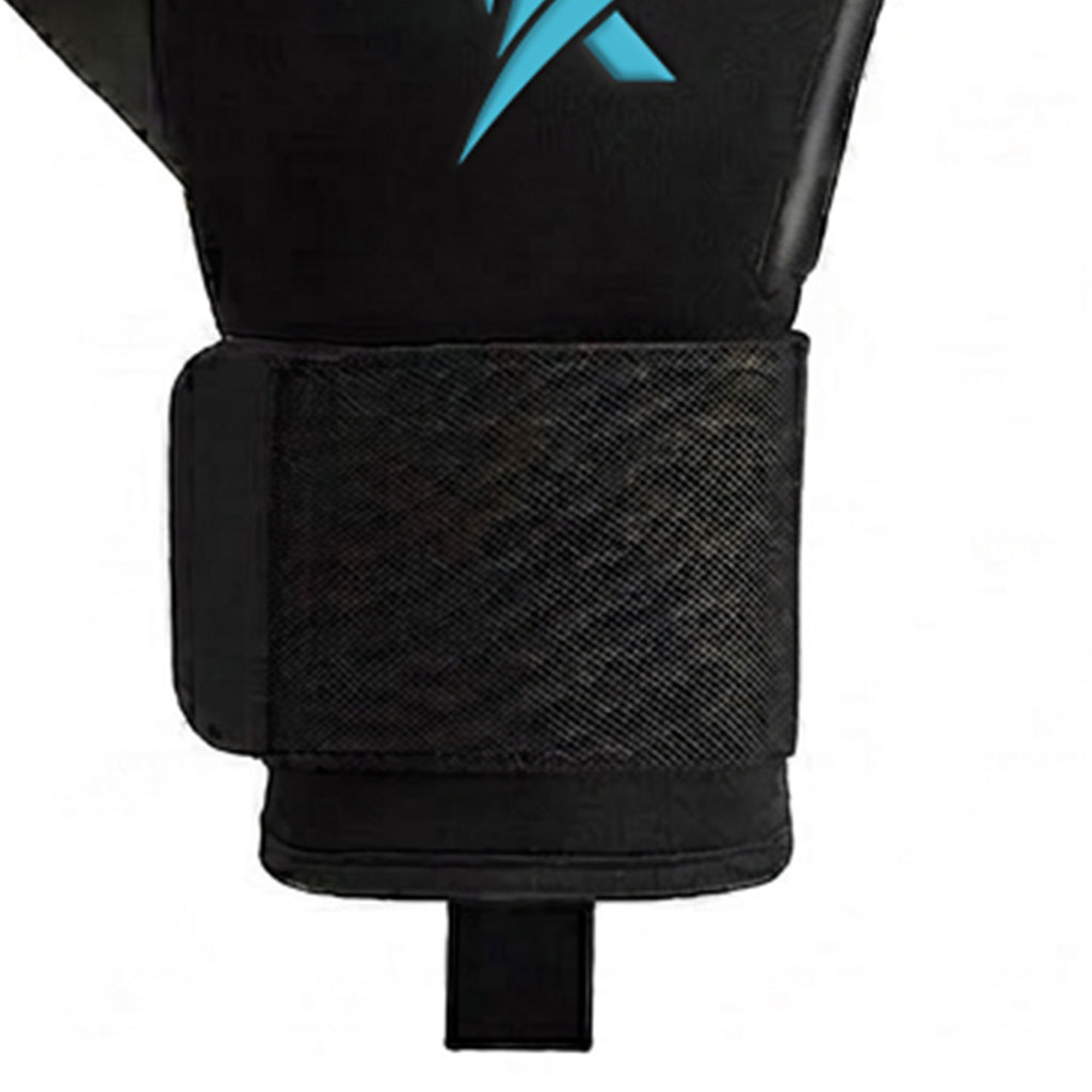 Black Cyan Shadow-Blade Goalkeeper Gloves - Image 4