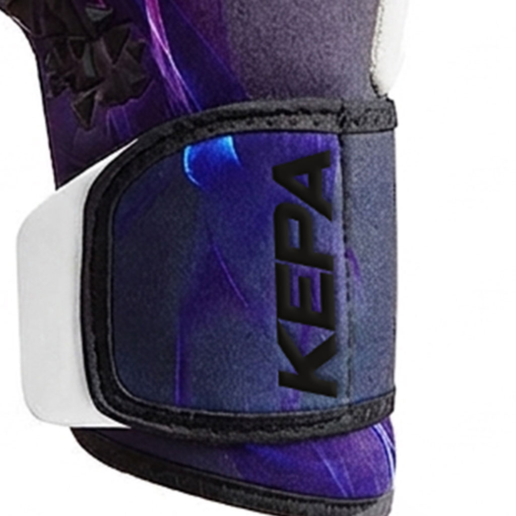Purple Grey Prism-Armor Goalkeeper Gloves - Image 4