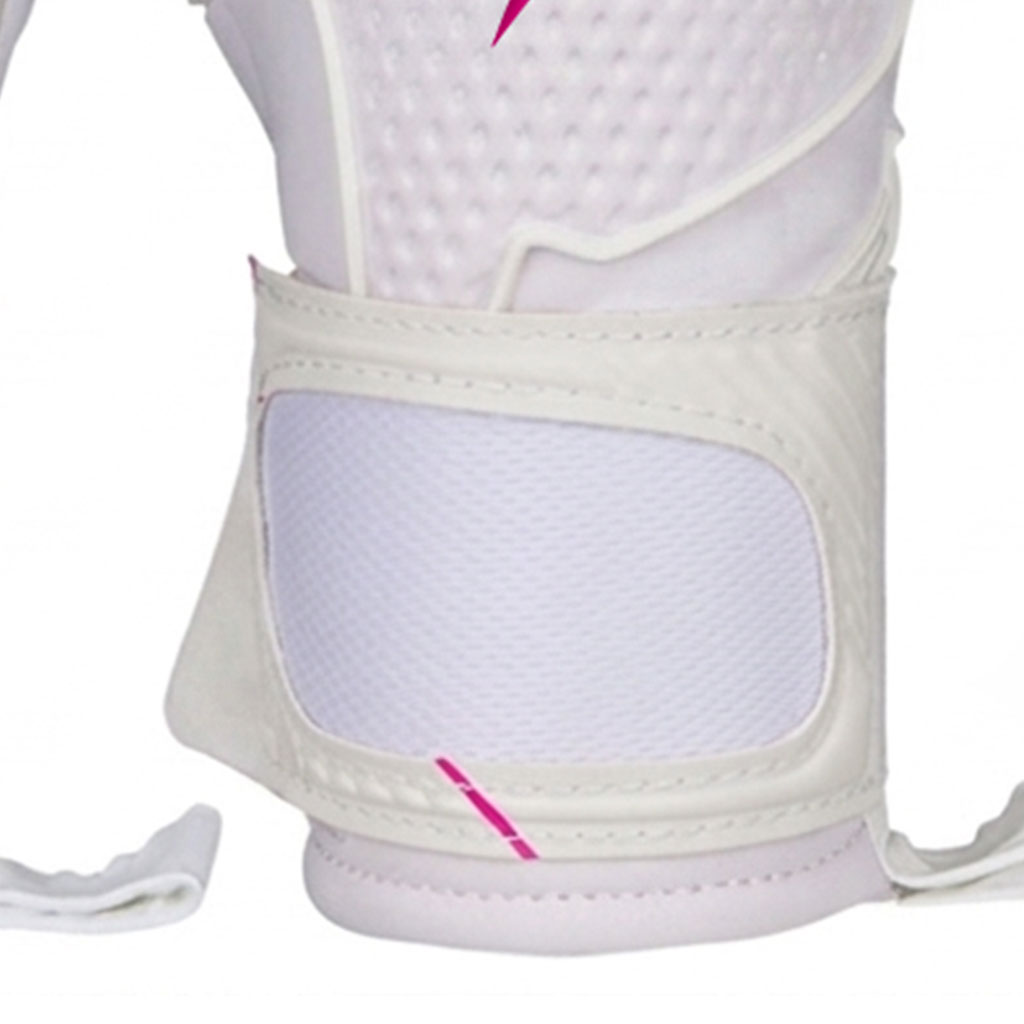 White & Pink Pro-Flex Goalkeeper Gloves - Image 4