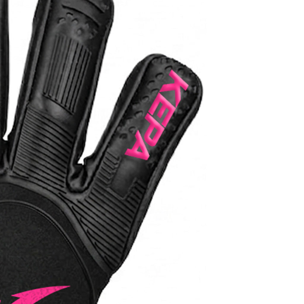 Black & Hot Pink Armor-Grip Goalkeeper Gloves - Image 4